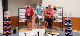 Victoire costumée pour Audrey Rouffet – Volvic Halloween Trail